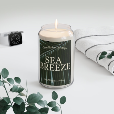 Sea Breeze Scented Soy Candle, 13.75 oz.