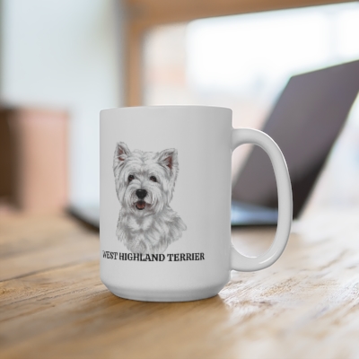 West Highland Terrier Coffee Mug, 15 oz.