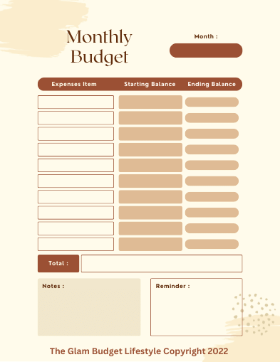 Budget Planner #2