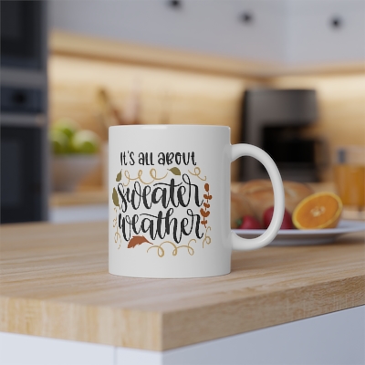 It's All About Sweater Weather Coffee Mug